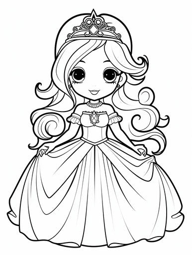 Princess Coloring Pages: Perfect for Kids – IMAGELLA