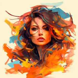 Hot Clipart in Oil Painting Style Artwork: Vector, PNG, 4K