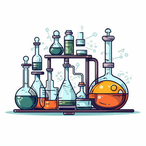 4K Laboratory Clipart in Minimalist Art Style: Vector & SVG – IMAGELLA