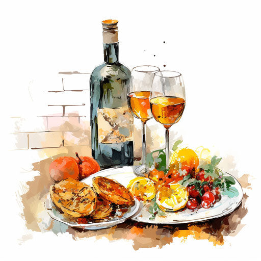 Menu Clipart in Impressionistic Art Style Artwork: 4K Vector & PNG ...