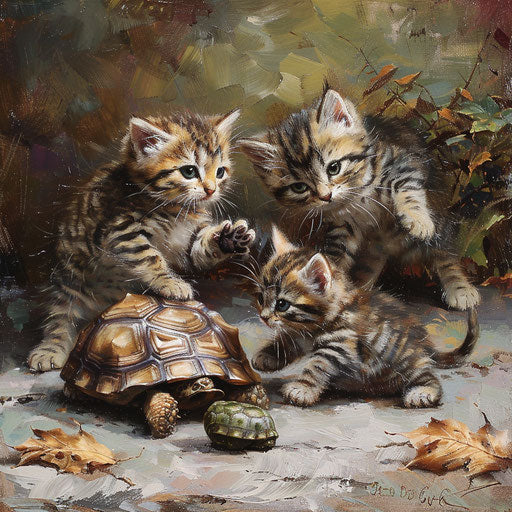 Tortoise Cat: Whispers of Whiskers