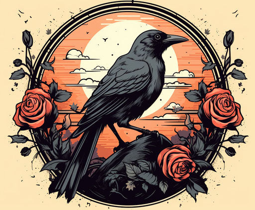 "Crow Tattoo" - Unleash Your Inner Power