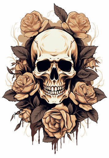 Skull Stencil Tattoo Vector Images (over 320)