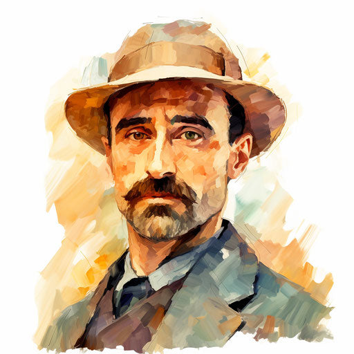 Man Clipart in Impressionistic Art Style Artwork: Vector, PNG, 4K