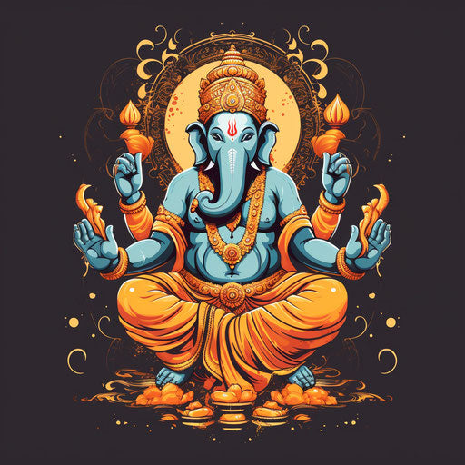 Vinayagar Clipart in Chiaroscuro Art Style Artwork: 4K Vector & PNG ...