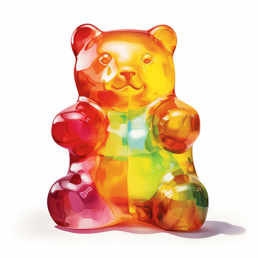 Vector & 4K Gummy Bear Clipart in Oil Painting Style – IMAGELLA