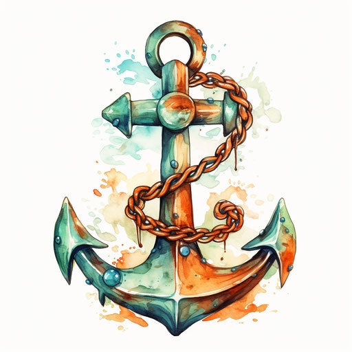 Anchor Clipart in Oil Painting Style: HD Vector, 4K – IMAGELLA