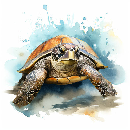 Turtle Clipart in Chiaroscuro Art Style: Vector & 4K – IMAGELLA