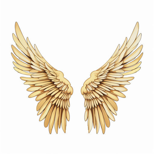 Ultra HD Wings Clipart in Minimalist Art Style Style – IMAGELLA