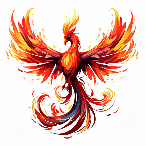 Phoenix Clipart in Chiaroscuro Art Style Artwork: HD Vector & 4K – IMAGELLA