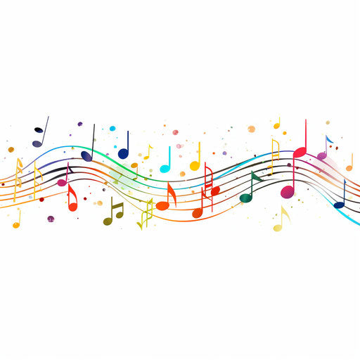 Music Notes Clipart in Minimalist Art Style: HD Vector & 4K – IMAGELLA