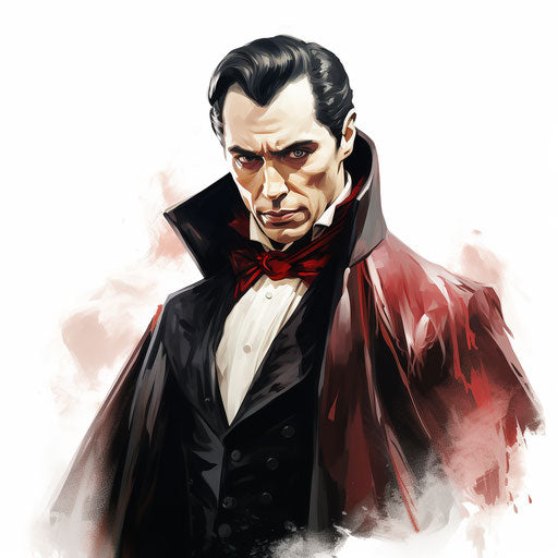 Dracula Clipart in Oil Painting Style: Vector & 4K – IMAGELLA