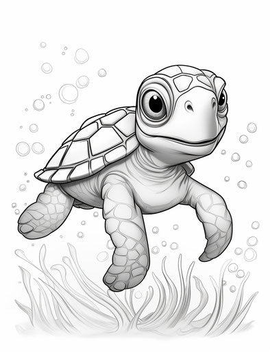 Discover Turtle Coloring Pages - Creative Fun Awaits