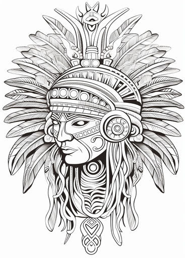 Realistic Indian Headdress skull Tattoo - Against All Odds Tattoos |  Powell, TN