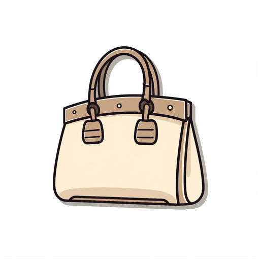 4K Vector Purse Clipart in Minimalist Art Style – IMAGELLA