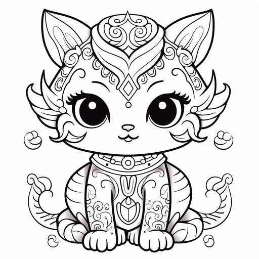 Brain-Engaging Kawaii Coloring Pages – IMAGELLA