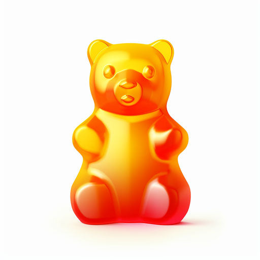 Gummy Bear Clipart in Minimalist Art Style: Vector & 4K – IMAGELLA