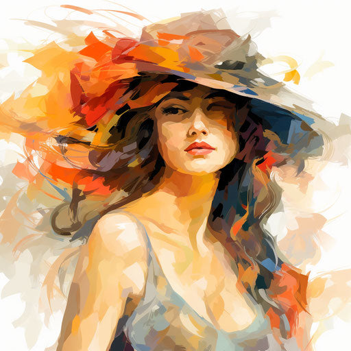 Hot Clipart in Impressionistic Art Style: HD Vector & 4K