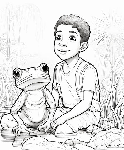 Kids' Creativity with Frog Coloring Pages