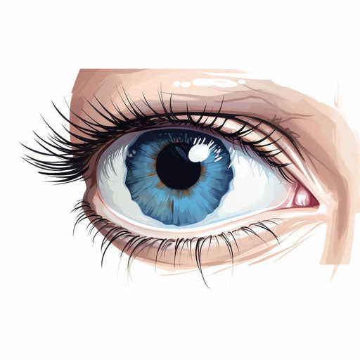 Cartoon Eyes Png Clipart: Oil Painting Style, 4K & SVG – IMAGELLA