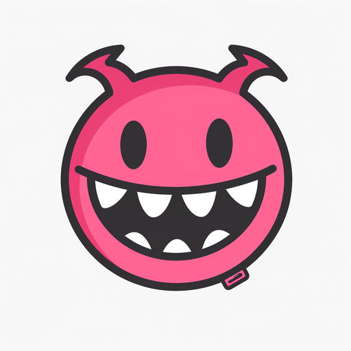 Personalize Projects with Pink Smiley Face
