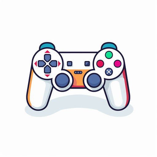 Controller Clipart in Minimalist Art Style: 4K & SVG – IMAGELLA