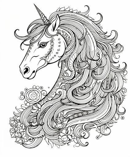 Explore & Learn: Unicorn Coloring Pages for Kids – IMAGELLA