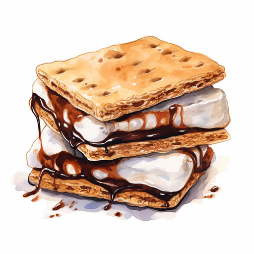 Smore Clipart in Impressionistic Art Style: Vector ARt, 4K, EPS, PNG ...