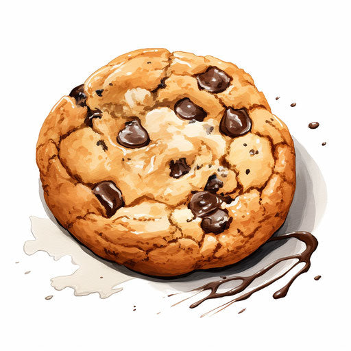 Cookie Clipart in Oil Painting Style Artwork: Vector, PNG, 4K – IMAGELLA