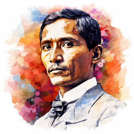 Vector & 4K Jose Rizal Clipart in Impressionistic Art Style – IMAGELLA