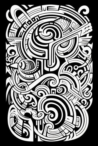 Tribal Maori & Polynesian Flash Book – Tattoo Everything Supplies