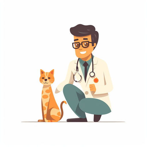 4K Veterinarian Clipart in Minimalist Art Style: Vector & SVG – IMAGELLA