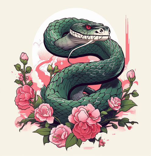 Radiant Snake Tattoo Art Set – IMAGELLA