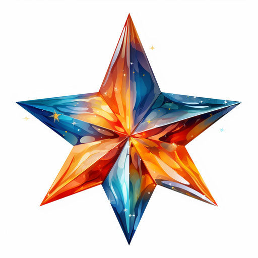 Star Png Clipart in Oil Painting Style: 4K Vector Clipart – IMAGELLA