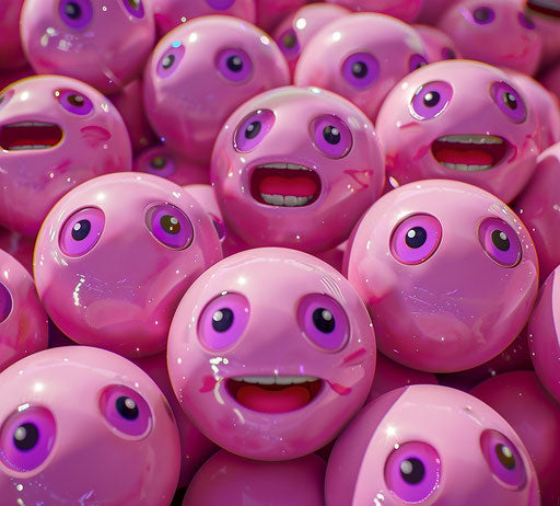 Enhance Blogs with Creative Pink Smiley Face