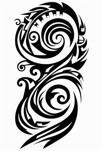 Set of round maori tattoo ornament african maya Vector Image