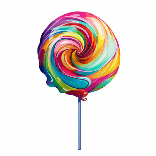 Lollipop Clipart in Chiaroscuro Art Style Artwork: 4K Vector & SVG ...