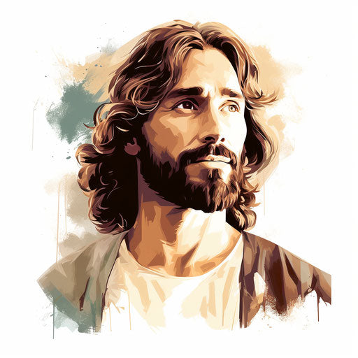 Jesus Clipart in Chiaroscuro Art Style: 4K, Vector & SVG Clipart – IMAGELLA