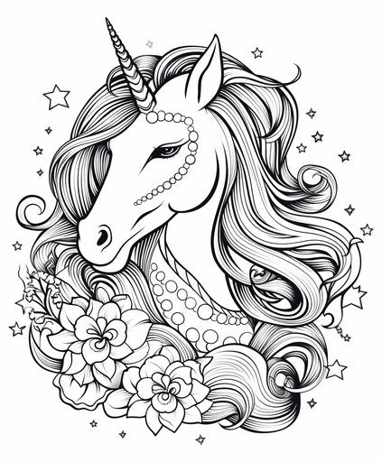 Child's Play & Skill: Unicorn Coloring Pages – IMAGELLA