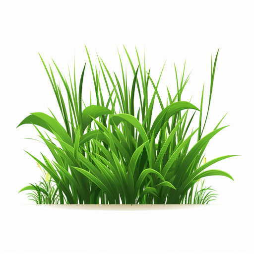 Grass Clipart in Minimalist Art Style Artwork: 4K Vector & PNG – IMAGELLA