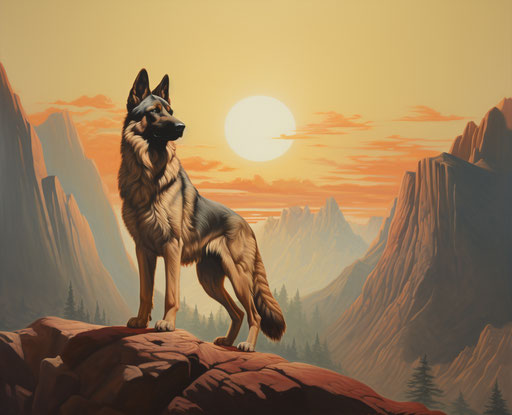 Free Spirits: Pictures Of German Sheperd Dogs Adventure Awaits