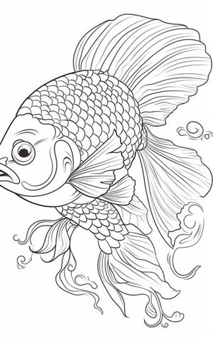 Kids' Creativity with Fish Coloring Pages – IMAGELLA