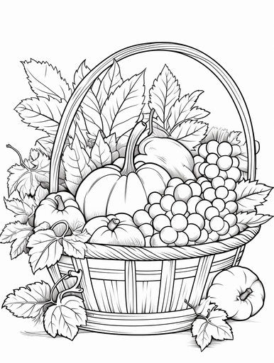 Artistic Skills with Fall Coloring Pages – IMAGELLA