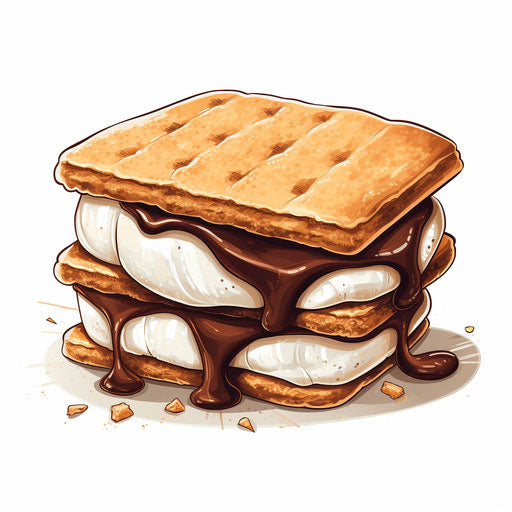 Smore Clipart in Chiaroscuro Art Style: 4K Vector Clipart – IMAGELLA