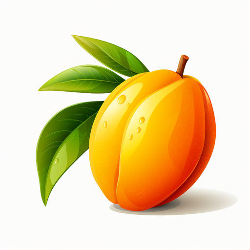 4K Vector Mango Clipart in Chiaroscuro Art Style – IMAGELLA