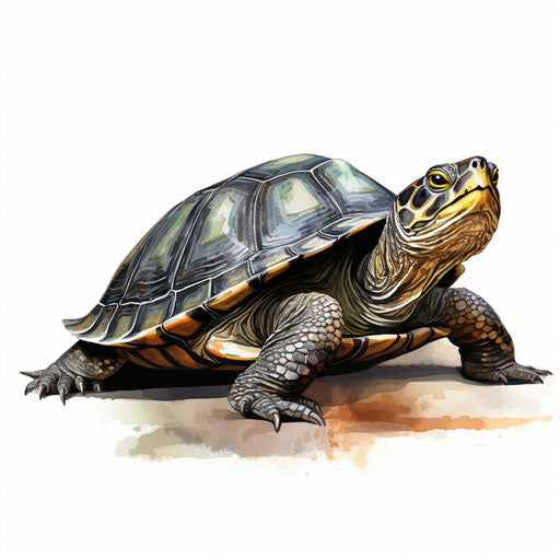 Chiaroscuro Art Style Turtle Clipart: 4K & Vector Art – IMAGELLA