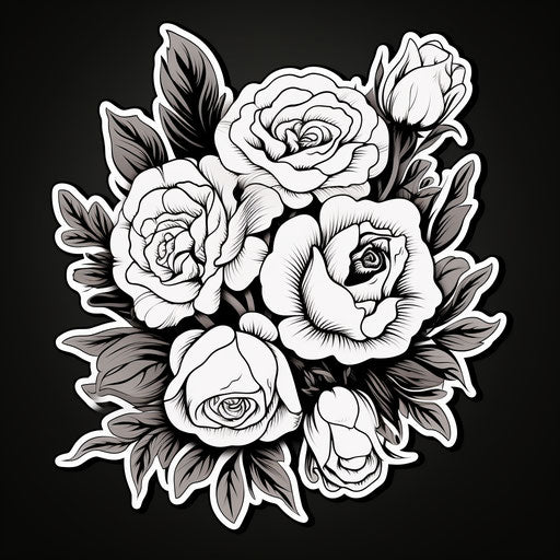 Black Rose Tattoo - A Fusion of Mystery and Beauty