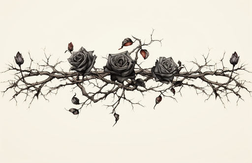 Black Rose Tattoo - Embrace the Dark Elegance