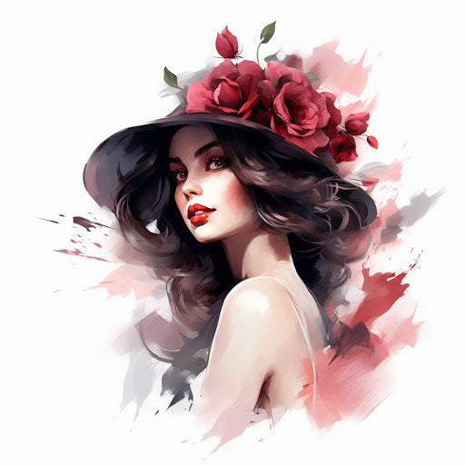 May Clipart in Chiaroscuro Art Style Vector Art: EPS, SVG, 4K – IMAGELLA