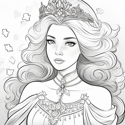 Kids' Creativity with Princess Coloring Pages – IMAGELLA